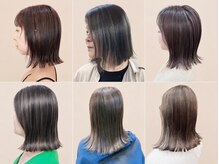 モーイトウキョウ美容室(Mooi Tokyo美容室)の雰囲気（大人女性のハイライト/白髪ぼかし/切りっぱなし顔回り似合わボブ）