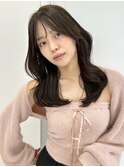 美髪ロング小顔レイヤーヨシンモリヘア色っぽロング