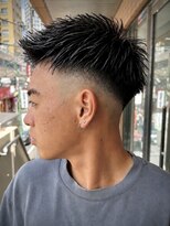 ボコカ(bococa) 【大村指名】メンズカットスキンフェードスパイキーショート