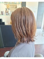 ローレン(LOREM) ドライのみミディアムレイヤー7.2ミルクブラウン