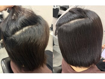 hair care salon elanjoie【11月下旬 NEW OPEN(予定)】の写真/最短2時間で終わる髪質改善縮毛矯正!年齢不問で理想の美髪へ導く☆