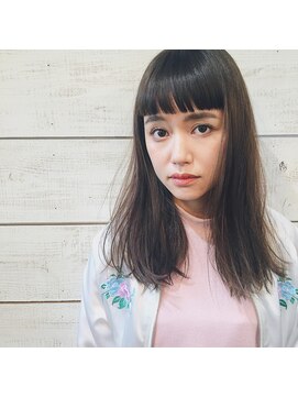 ベル 銀座並木通り店(Belle) 切りっぱなしロング×ショートバング