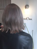 ヘアーデザイン シュシュ(hair design Chou Chou by Yone)&nbsp;☆chouchou ☆アッシュグレージュ× 切りっぱなしボブ