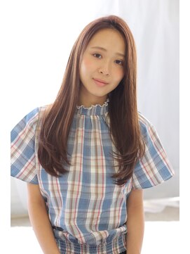 ヘアリゾート ブーケ(hair+resort bouquet) 大人かわいい☆やわらかストレート×フォギーベージュ