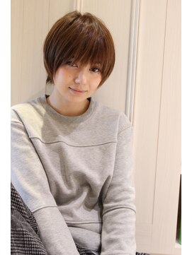 レウナ 外苑前(Reuna) 30代40代50代大人可愛い小顔ショート 黒髪ショートボブ