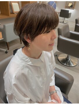 トップヘアーヒルズ 安城(TOP HAIR HILLS) 王道ショートマッシュ/ニュアンスカラー/グレーベージュ