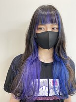 ノラ シンディ(NORA CYNDY) ブルー&バイオレットインナーカラー☆