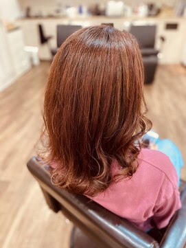 ヘアーサロン リーベ 清瀬店(Hair Salon Liebe) レッドブラウン