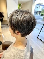 オレンジ 十三店(ORANGE)&nbsp;マッシュショートで耳元のピアスをチラ見せ☆