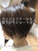 リブ(Live)&nbsp;カッコよくイメチェン☆クールカジュアル前下がりショートボブ1