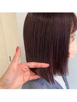 エミィ(emme)&nbsp;【emme×笹川】ハイライト×ストレートミディ