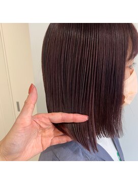 エミィ(emme) 【emme×笹川】ハイライト×ストレートミディ