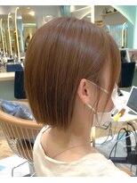 ロンドプランタン 恵比寿(Lond Printemps)&nbsp;20代30代40代切りっぱなしボブ/ココアベージュ/グレージュカラー