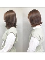 ジーナ 船橋(Zina)&nbsp;オトナ女子ツヤ髪アッシュカラーふんわりミディシースルーバング