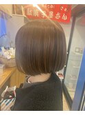 大人のミニボブ/切りっぱなしボブ/垂水