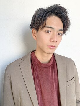 カナン 銀座(CANAAN) 刈り上げセンターパートスタイル☆