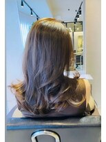 アン たまプラーザ(un) ミディアムグラデーション+イルミナカラー+髪質改善オージュア