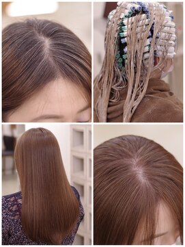 モイ(moy) 脱白髪染め!ロッド式白髪ぼかしハイライト/グラデーションカラー