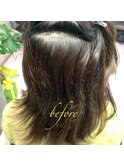 絹髪矯正by髪質改善
