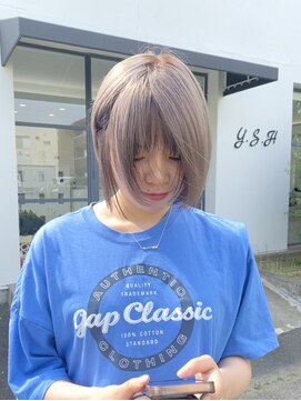 ザ ワイエスエイチ ストア(THE Y.S.H STORE) White gray