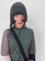 ギグスダブル 栄久屋大通店(gigs double)&nbsp;個性派ウルフ×艶髪ブラック