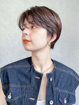 アイティー バイ アルバム 中野店(IT by ALBUM) ニュアンスハンサムショート_斜めバング_9308