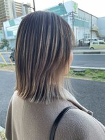 ヘアーラニッシュ 柏の葉キャンパス店(hair Lanish)&nbsp;白髪もぼかせるハイライト＆バレイヤージュ