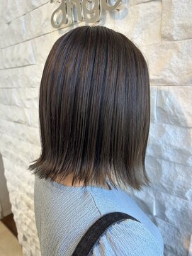 アンジュ 篠ノ井店(ange) ボブ×シークレットハイライト