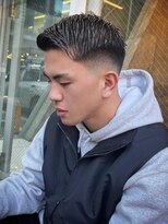 ビンゴ(BINGO)&nbsp;1454ニュアンスカラーアップバング刈り上げ黒髪ハイライトカラー