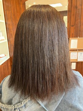 ナオス(NAOS) 髪と同じ弱酸性の縮毛矯正/40代50代/ミディアム/髪質改善