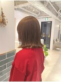 切りっぱなしボブ