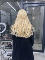 ヴァーディ オモテサンドウ(Vardy omotesando)&nbsp;抜きっぱなしブリーチ・ダブルカラー・ブリーチのみ・ブロンド