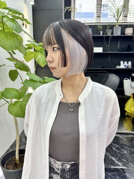 チュダック(ChuDuck) 韓国風《ペールシルバー》ハイトーン/ケアブリーチ/ダブルカラー