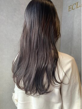 クラヴィア エクラート 梅田店(CLAVIA.ECLART) 髪質改善◇パープルブラウンカラー◇デザインカラー[梅田]