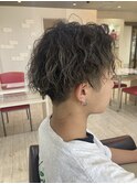 メンズパーマスタイル×ツイストパーマ×マッシュスタイル