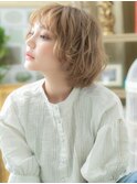 ハイトーンカラーマッシュウルフボブパーマh3北浦和20代30代!