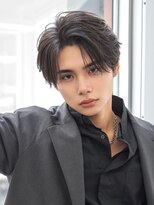 オーシャントーキョー 渋谷神南(OCEAN TOKYO) 黒髪人気ツーブロックニュアンスセンターパート