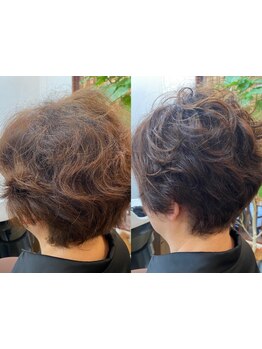 1度自分の髪への”ご褒美カット”をしてみませんか？くせ毛等でお悩みのお客様からも大好評です！