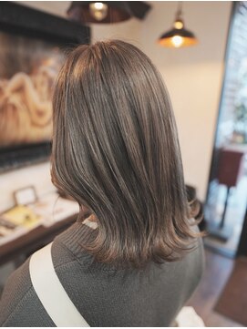 ボアップ 難波店(boappu) #透明感カラー#透け感カラー#グレージュカラー#カラー