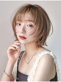 ハイトーンシャギーボブ似合わせカット顎ラインボブ谷ひより/7