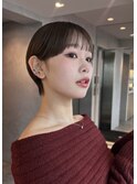 ショートカットショートヘアコンパクトショートボブ丸みショート