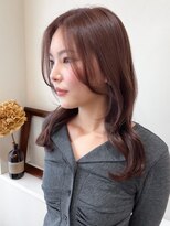 セットアップ 岡山北長瀬店(SET-UP)&nbsp;大人フェミニン/ピンクグレージュ/レイヤーカット/くびれヘア