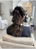 ヘアセット（ポニーテール）