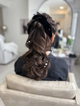 ナコプラス(naco+) ヘアセット(ポニーテール)