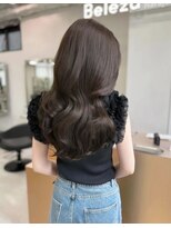 ベレーザシェルト(Beleza scelto)&nbsp;15019オリーブグレージュ韓国風巻きレイヤーカットワンホンヘア