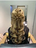 【ハーフアップ】恵比寿/恵比寿駅/ヘアセット/早朝