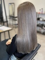 アース 上本町店(HAIR&MAKE EARTH) 大人可愛い大人美人くすみカラーアッシュグレーベージュ
