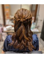 ビューティーマーケット アングゥ イオンモール名取(BEAUTY MARKET ungu)&nbsp;ハーフアップ