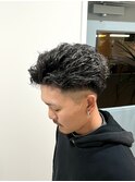 ホワイトメッシュスペインカール