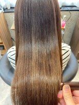 ヘアリゾート粋 トゥジュ 池袋東口店(tujuh)&nbsp;髪質改善/ストレートロング/ブラウンベージュ